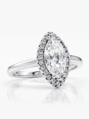 Charmed Aroma marquise ring, 925 Sterling Silver Classic Ring